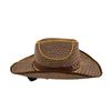LED Luminous Cowboy Hat - Western Style for Men & Women, Large Brim Straw Sun Hat for Summer and Outdoor Performances