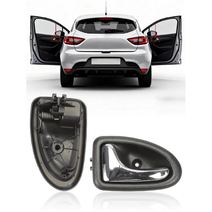 1 Pair Front/Rear Interior Door Handle 8200028994 FOR Renault Megane I 1995-2002 Clio II 1998-2008 Scenic I 1999-2005 7700415975