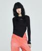 INSTANTFUNK Ribbon Diagonal Knit - Black