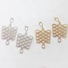 Sooho Lina Gold Silver Chain Chandelier Drop Earrings