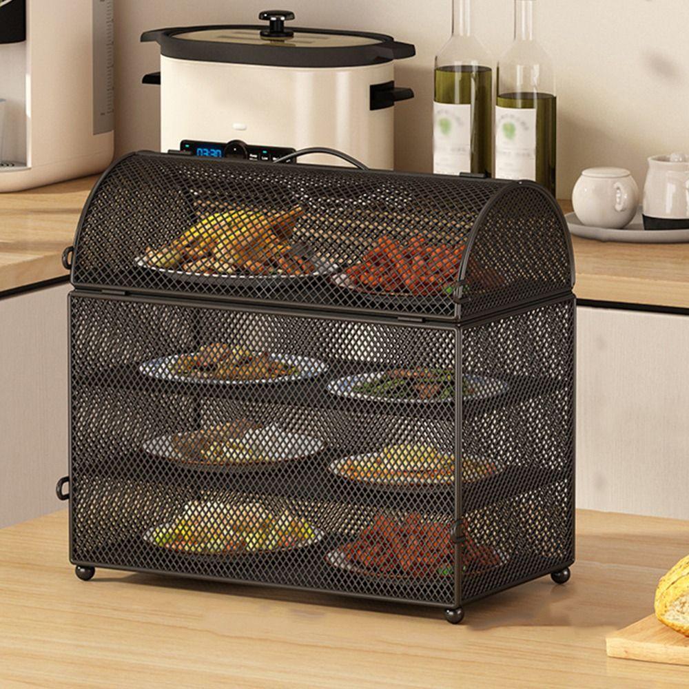 Breathable Kitchen Storage Rack Stackable Vegetable Cabinets  Party Supplies