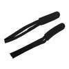 1 Pair Fixed Gear Road Bike Bicycle Cycling Adhesive Pedal Toe Clip Strap Belt Black
