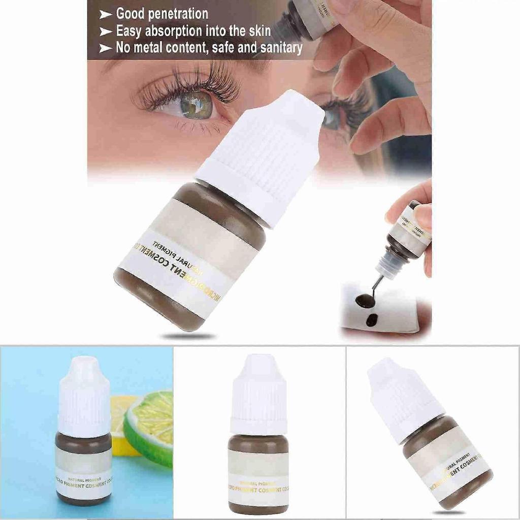 Microblading Pigment Ink 18g Semi Permanent Dark Brown & Grey