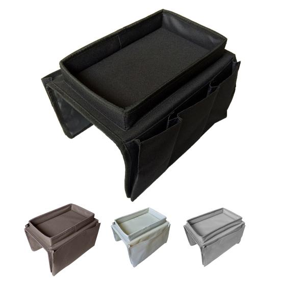 Carucior pentru agățat canapea, dreptunghiular, cu mai multe buzunare, din pânză Oxford 600D, cu telecomandă, pentru canapea pentru sufragerie