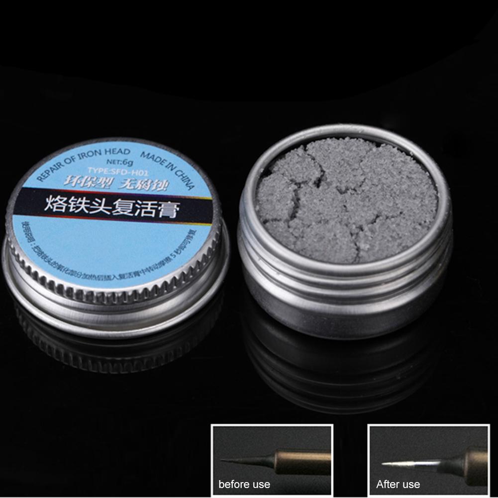 6g Soldering Iron Tip Refresher Clean Paste for Oxide Solder Head Resurrection