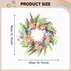 Artificial Flower Garland And Silk Leaves, Decorative Hanging Wreath for The Front Door, Party