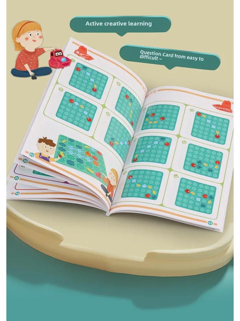 Grenzüberschreitendes Desktop-Spiel: Straßenbau-Labyrinth mit logischem Denken für kreatives Kinderspiel