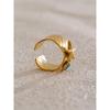 Eetit Ozean-Stil Blau Türkis Seestern Offener Ring 18K Vergoldet PVD Beschichtet Edelstahl Sommer Trendschmuck Vintage