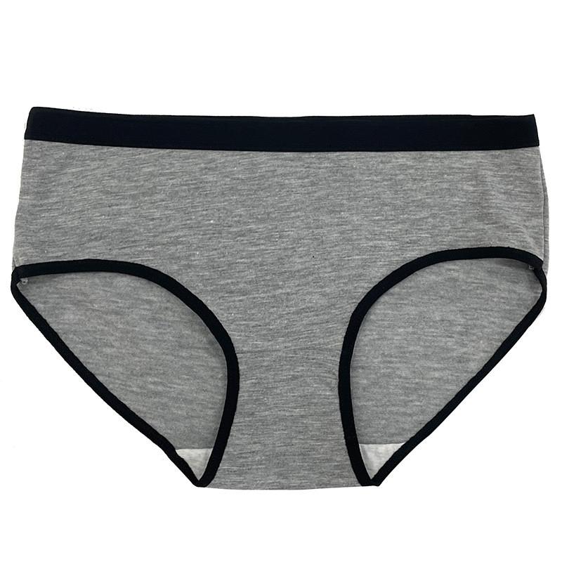 Comfortable Cotton Women's Mid Waist Breathable Sports Underwear For Students