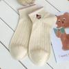 Cute White Socks - Summer Lightweight Cotton Low-top Sports Mesh Breathable and Sweat-absorbent Cartoon Design
