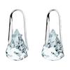 Swarovski Lunar Water Drop Pendant Design Rhodium Plated Earrings Women Earrings Blue 5717560