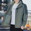 Herren 3-in-1 Outdoor Windbreaker Jacke mit Kapuze