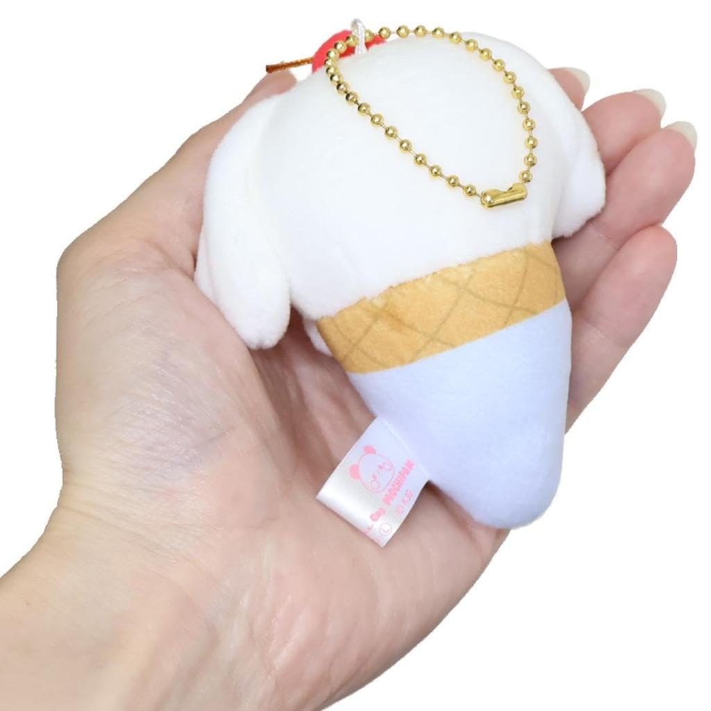 [Kamio Japan] Sanrio Characters x Mochimochi Panda [Mascot] Mascot KeychainCinnamoroll Ice Cream Sanrio