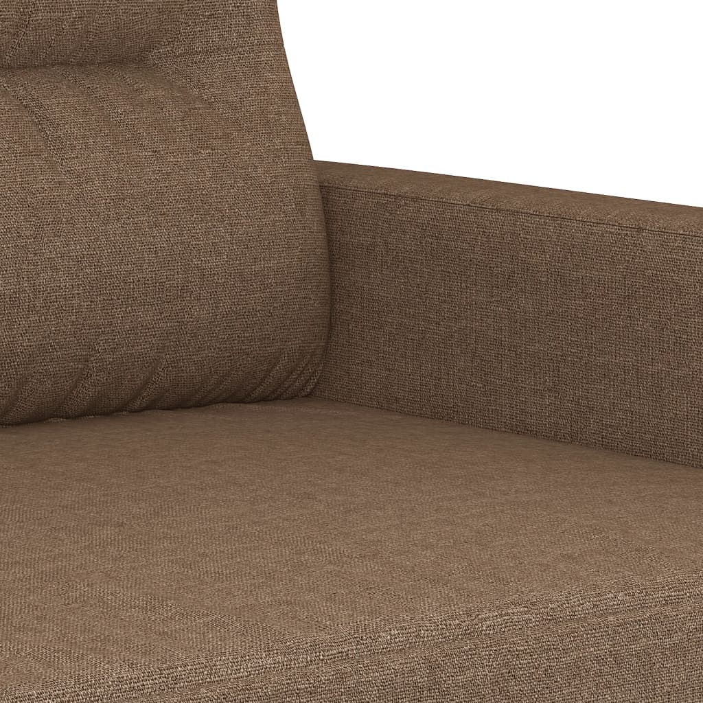 Vidaxl 4-Cz. Relaxation Set With Cushions, Brown, Fabric