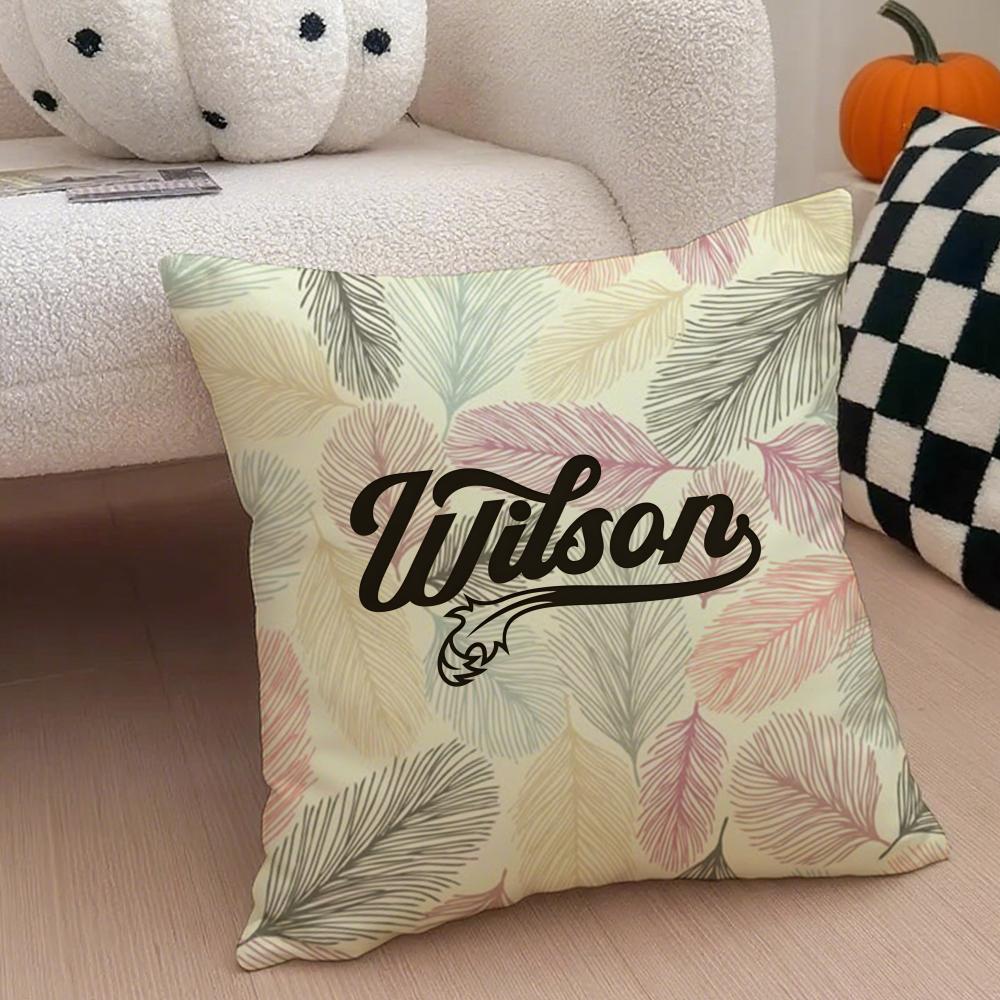 brand classic WWilson Cushion Cover Throw Pillow Cover Hidden Button Durable Polyester Chair Cushion