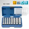 Top Industrial Surface Deep Socket Set for Socket Case Made In Japan (TOP) (8-Piece) Wrenches, 12.7mm Drive, Included, DS4-1024, Tsubame-Sanjo,