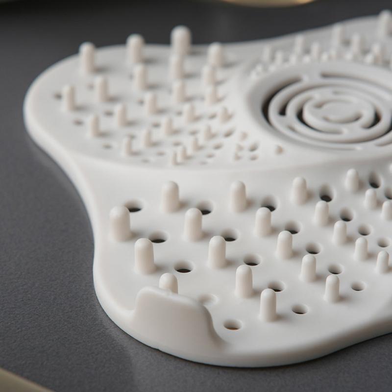 WTEMPO 1PC Odor-proof Floor Drain Covers Drain Plug Hair Anti Clogging Filter Kitchen Sink Plug Drain Filter Pressing Style Floor Drain