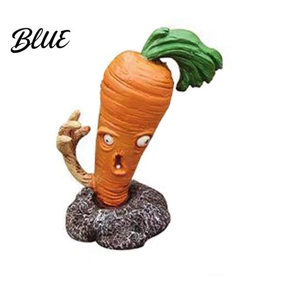 Halloween Yard Ornament Vegetable Zombie Statue Spooky Carrot Potato Garden Radish Sculpture Sculpture Resin Outdoor Decoration for Patio,