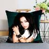 Singer CCharli Xcx Throw Pillow Covers Pattern Cushion Cover Suitable For Sofa Bedroom Car Pillow Cover