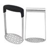 Potato Masher with Anti-Slip Rubber Handle U-Shaped Design Potatoes Masher Uniform Mesh Masher for Sweet Potatoes Pumpkin Beans
