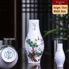Modern Minimalist Ceramic Vase for Dried Flowers - Porcelain Ornament for Living Room Decor