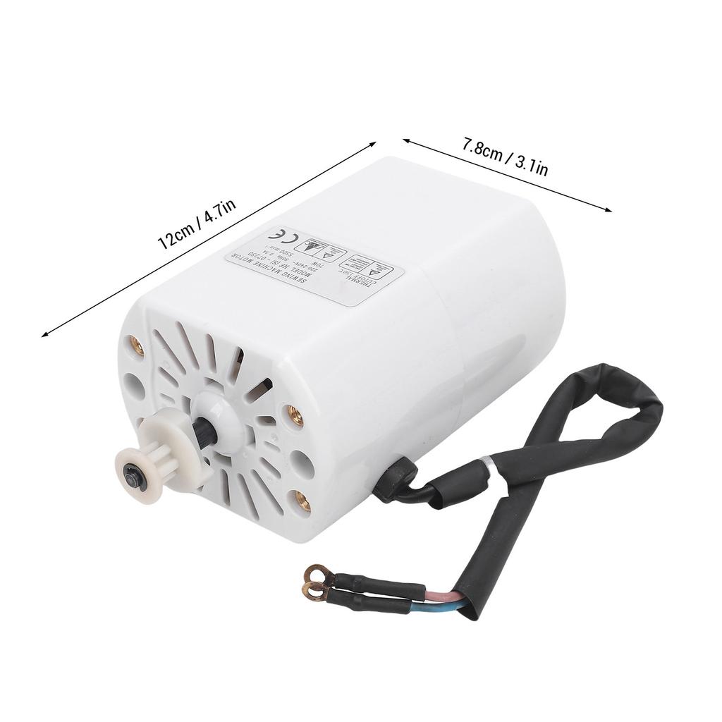 70W Sewing Motor Sewing Machine Motor Multifunctional 5500RPM Powerful Electric Sewing Machine Motor for Home