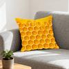 Bee & Letter Graphic Pillow Case Cushion Cover Polyester Pillowcase Decorative Sofa Cushion Pillowcase Home Decor