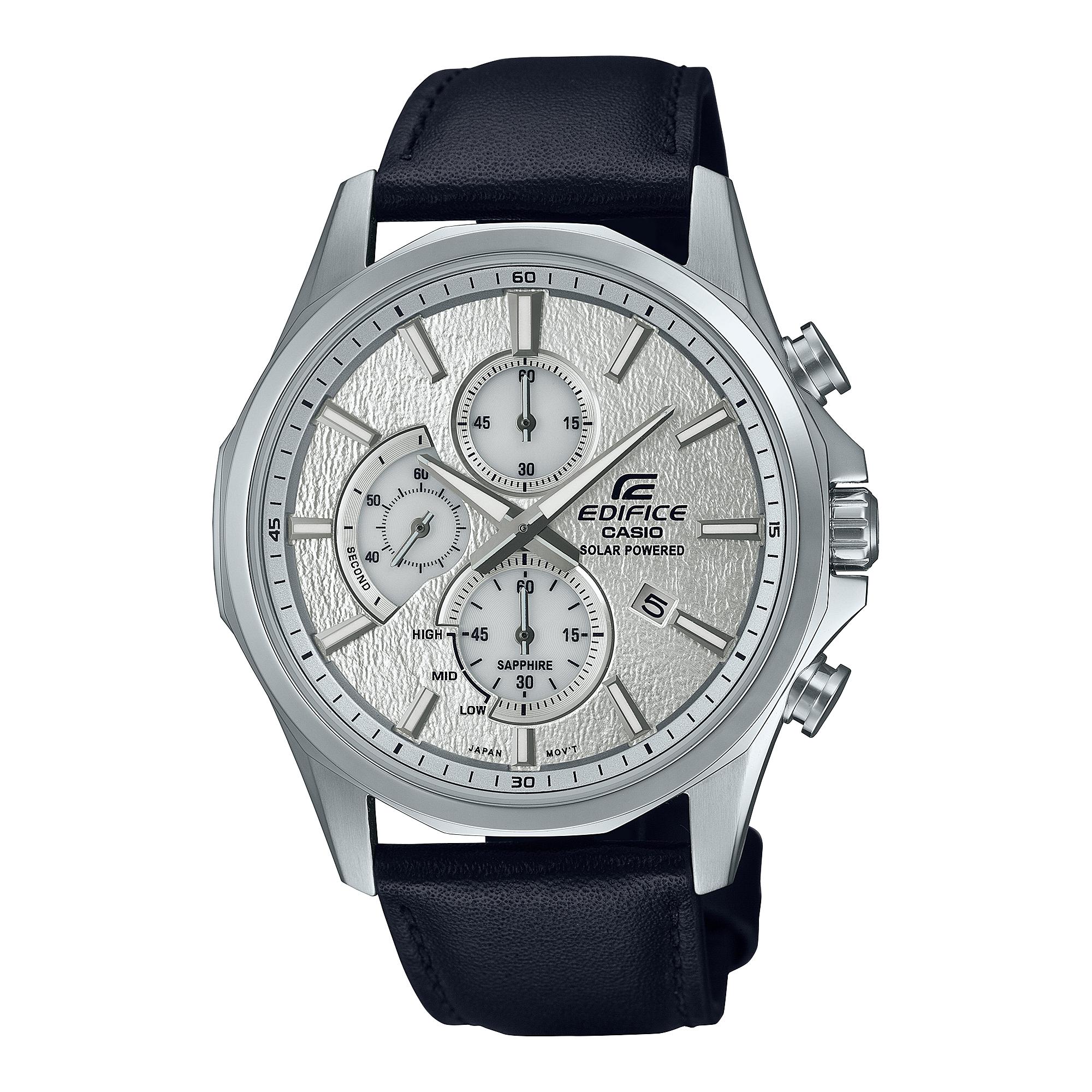 

Casio Men s Stainless Steel 100M Water Resistant Analog Quartz Watch EFB-670SBL-7AV