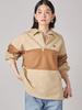 SHIPS NINE CASE Women's Color-Coordinated Skipper Pullover Sweatshirt, 312060100, Beige, One Size