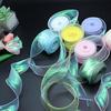 10 Meters/Roll Organza Yarn Ribbon Flower Packaging Material Floral Florist Wrapping Supplies Snow Yarn Ribbon Wave Band