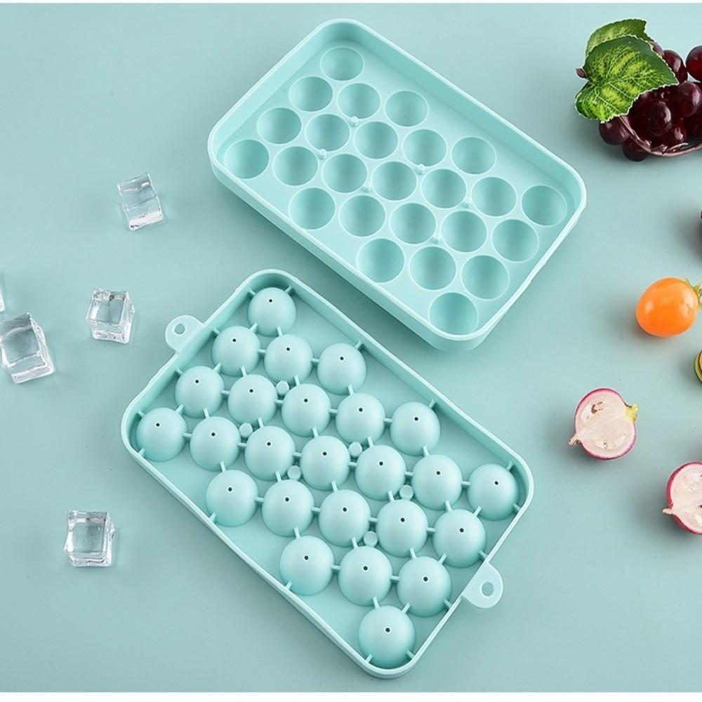 25 Grids Grape Ball Molds Round Shape Ice Cube Mold Creative Handmade Soap Molds Bar Party