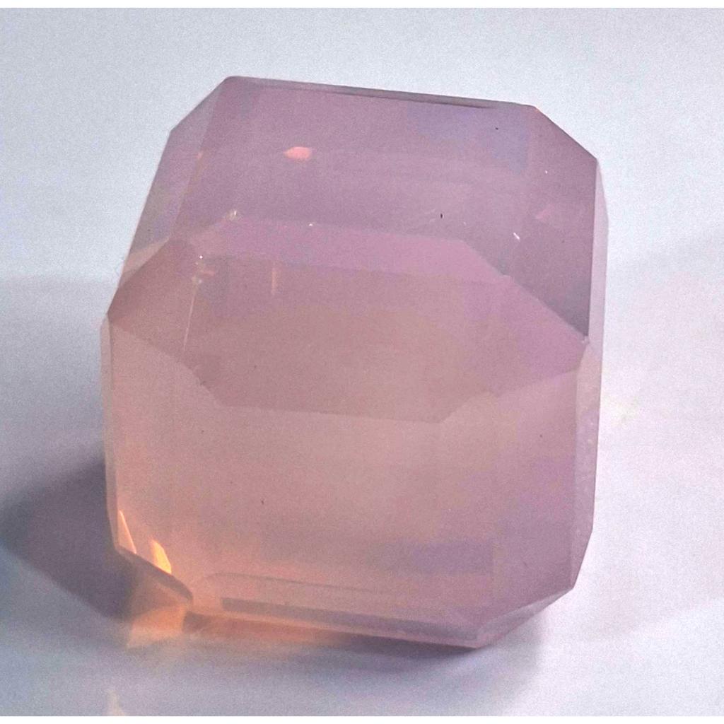 127-129 Ct Pink Opal Cube Cut Beautiful Certified Loose Gemstone