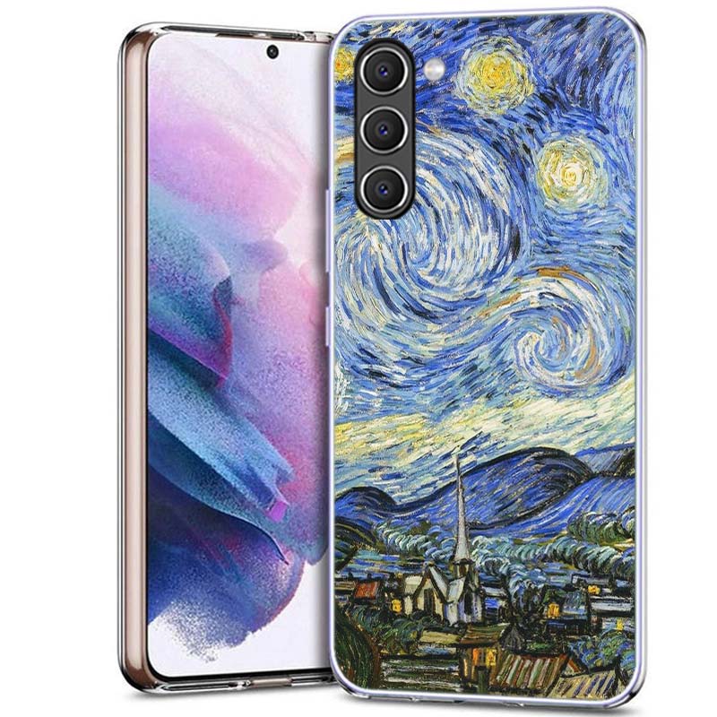 Vincent Van Gogh Starry Sky Oil Painting Phone Case for Samsung A16 A17 A26 A36 A37 A56 A57 A12 A22 A32 A52S A07 A06 A02S A72 Ga