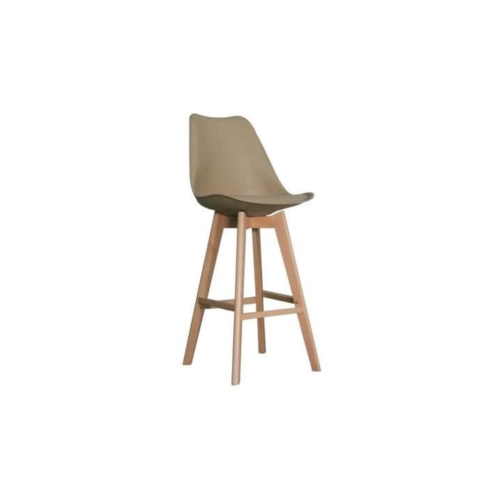 Tabouret - Noname - Beige - 48,5 x 55 x 109 cm - Polyuréthane - Hêtre