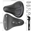 Black Motorcycle Cushion Spring Solo Seat Compatible with Harley Sportster XL1200 48 Bobber Street Chopper Honda Rebel