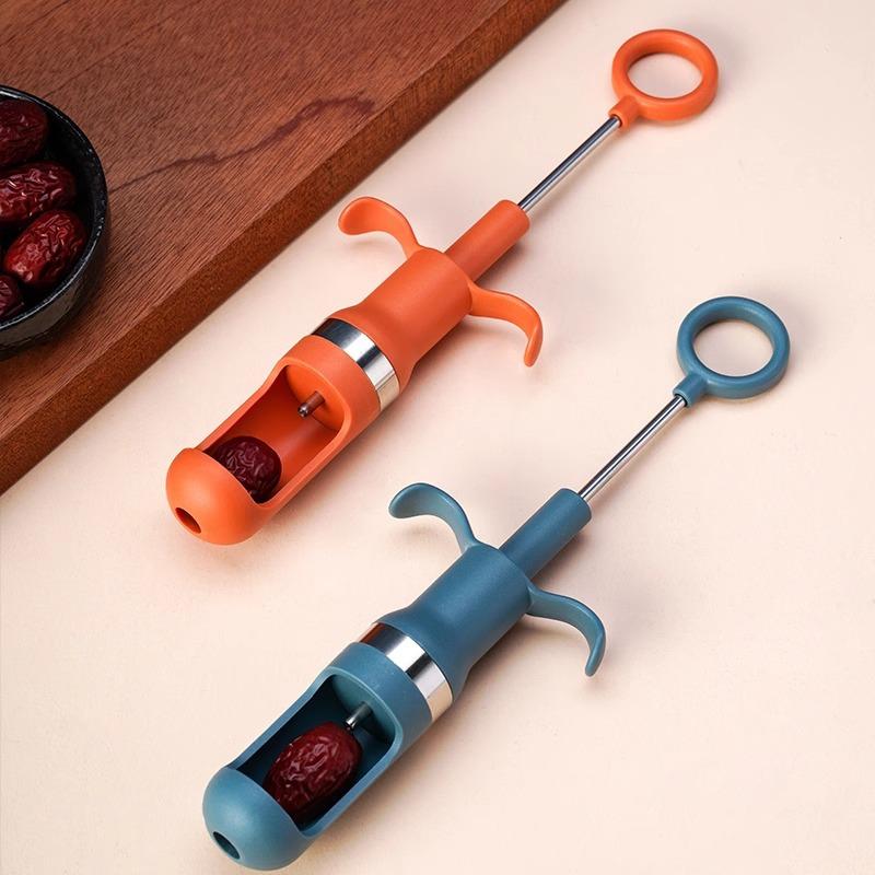 1ks Nerezový nástroj na odpeckování jujuby, Domácí nástroj na odpeckování a odstraňování jadřinců hlohu