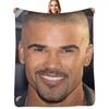 Shemar Moore Throw Blanket Fuzzy Plush Throw Blanket for Sofa Chair
