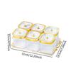 Multipurpose Dried Fruit Snack Serving Plate Luxury Divided Serving Platter for Living Room Party Kitchen Home Dining Room