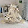 Schoolbag Cute Cartoon Bear Backpack Female Korean High Value Junior High School Student Elementary School Bag Lightweight Travel Small Backpack