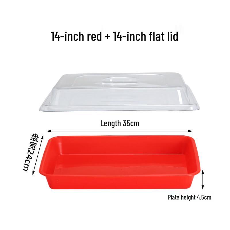 Melamine Food Display Tray with Lid