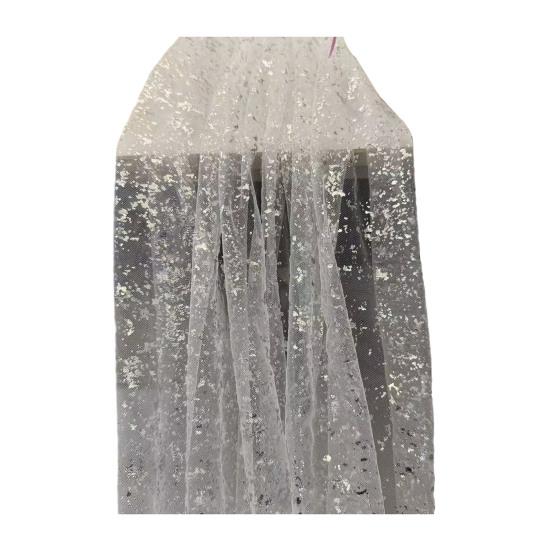 Gauze Table Runners Sheer Chiffon Tulle Cheesecloth with Glitter Metallic Foil for Wedding Birthday Party Anniversary Dining Table Decor