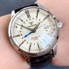 Tandorio New 40mm Desert Texture Luxury Men Business Dress GMT Watch NH34A Automatic Mechanical Waterproof 200m Luminous