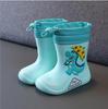 Removable Plush Four Seasons Rain Boots Toddler Waterproof Children Shoes Eva Lightweight Warm Kids Water Shoes