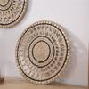 2025 Trend Woven Wall Decorative Round Handcrafted Rattan Wicker Hanging Plate Basket Home Decoration