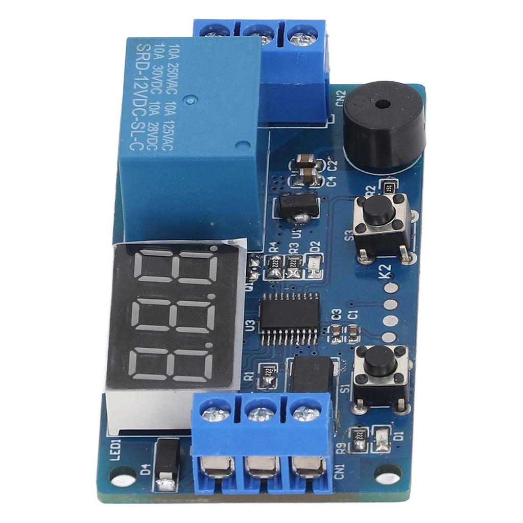 Zeitrelaismodul Anti-Interferenz MCU Online-Programmierung 1 Kanal Zyklusverzögerungsrelais mit Digital