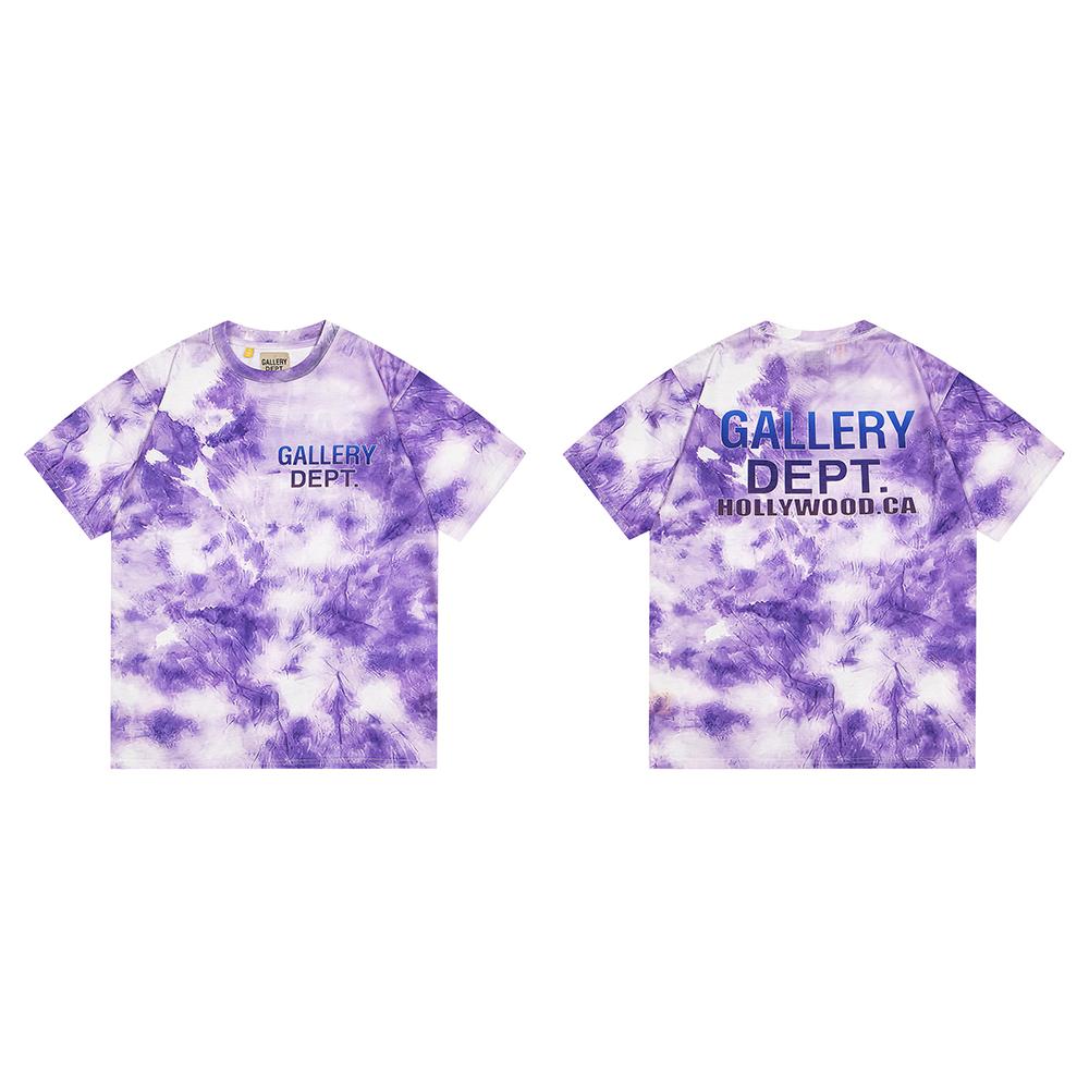 Summer Men s and Women s Gallery Dept Purple Tie-Dye Hollywood CA T-Shirt S
