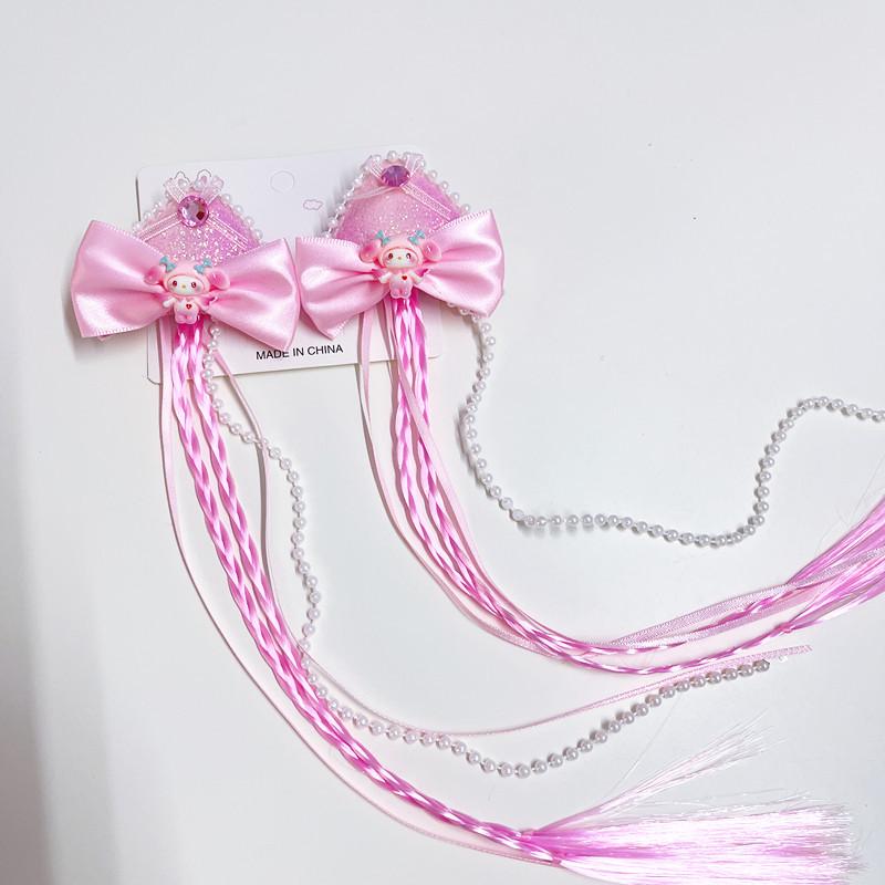 Frozen Elsa Hair Clips - No Damage Hair Bows for Girls