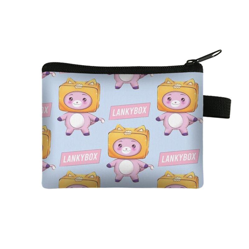 Stylish Lankybox Coin Purse High-quality Polyester Wallet For Secure Storage