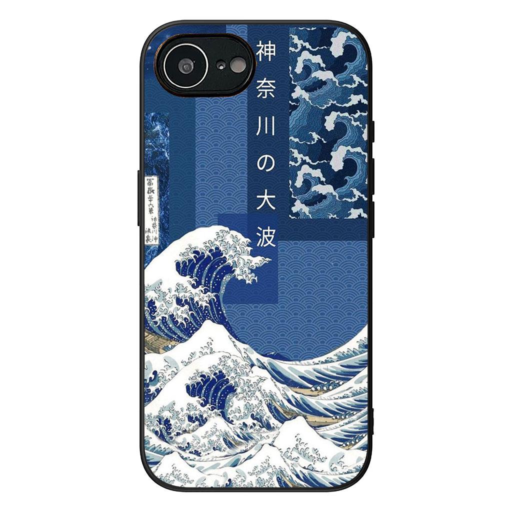 Cover for Apple iPhone 17 16 11 Pro XS Max XR 6 7 8 Plus 16E SE 2020 Air 5 SE2 Phone Case The Great Wave of Kanagawa ocean