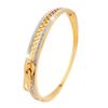 Creative Zipper Bangle Vintage Zip Titanium Steel Hand Chain Jewelry Crystal Bracelet  Gift
